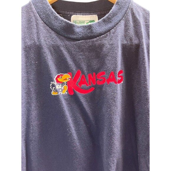 Vintage Prairie Graphics T-Shirt Boy's Size Large Kansas Gray Short Sleeve - Picture 3 of 5